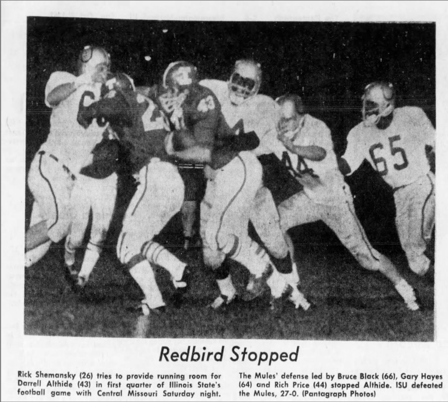 Redbird Stopped
